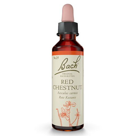 RED CHESTNUT (Červený kaštan) 20 ml - Bachovy esence