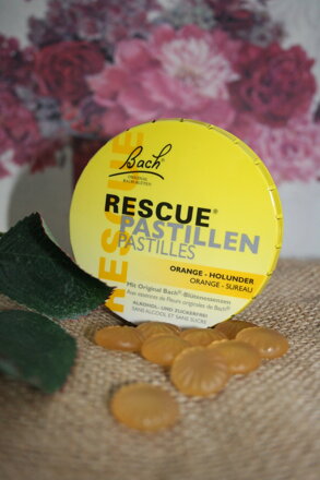 Pastilky RESCUE REMEDY ORANGE 50 g - Bachovy esence