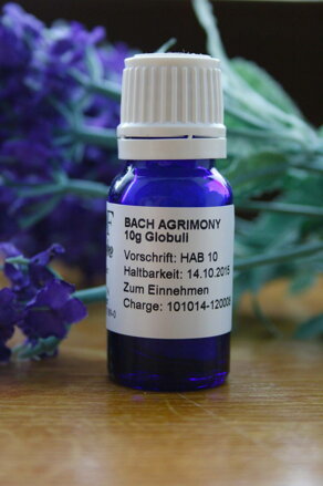 AGRIMONY Globuli 10 g - Bachovy esence