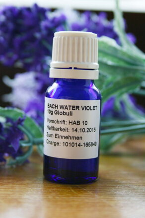 WATER VIOLET Globuli 10 g - Bachovy esence