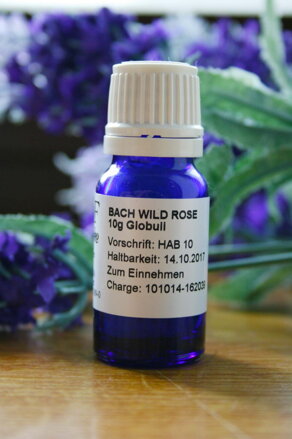 WILD ROSE Globuli 10 g - Bachovy esence