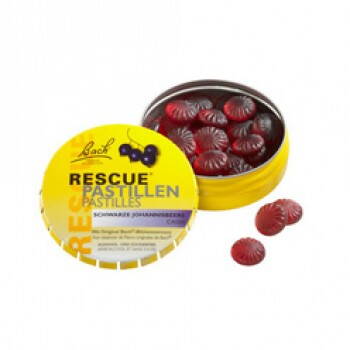 Pastilky RESCUE REMEDY ČERNÝ RYBÍZ 50 g  - Bachovy esence