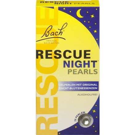 Krizová esence perly RESCUE NIGHT PEARLS 28 ks - Bachovy esence