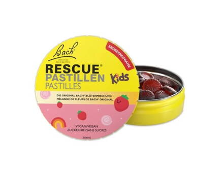 Pastilky pro děti RESCUE REMEDY KIDS JAHODA 50 g  - Bachovy esence