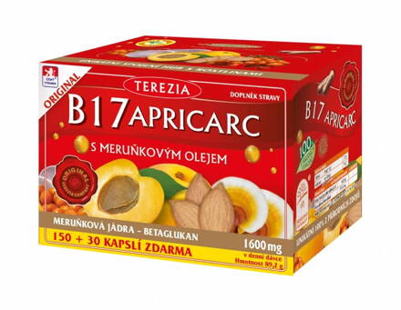 VITAMIN B 17 APRICARC 180 kapslí